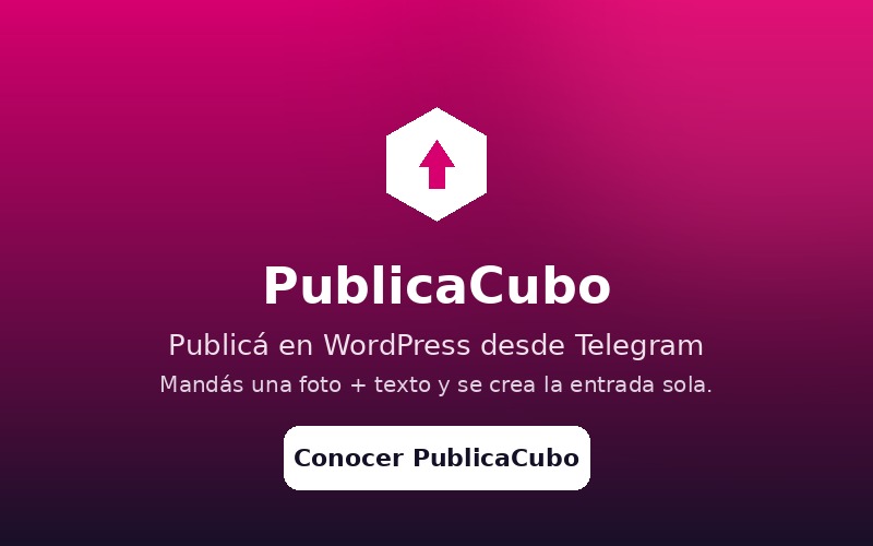 Promo PublicaCubo
